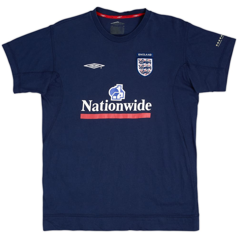 2002-03 England Umbro Cotton Tee - 8/10 - (S)