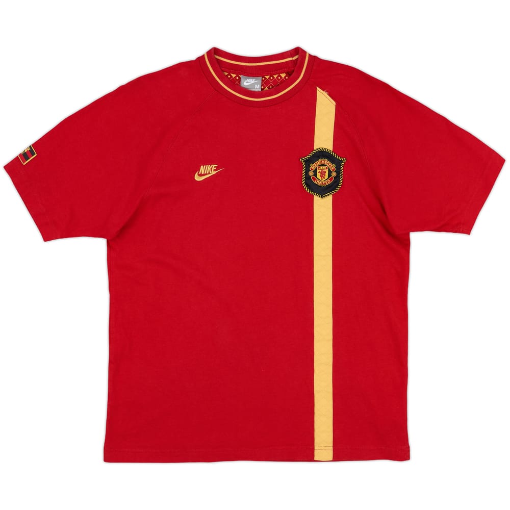 2007-08 Manchester United Nike Cotton Tee - 10/10 - (M)