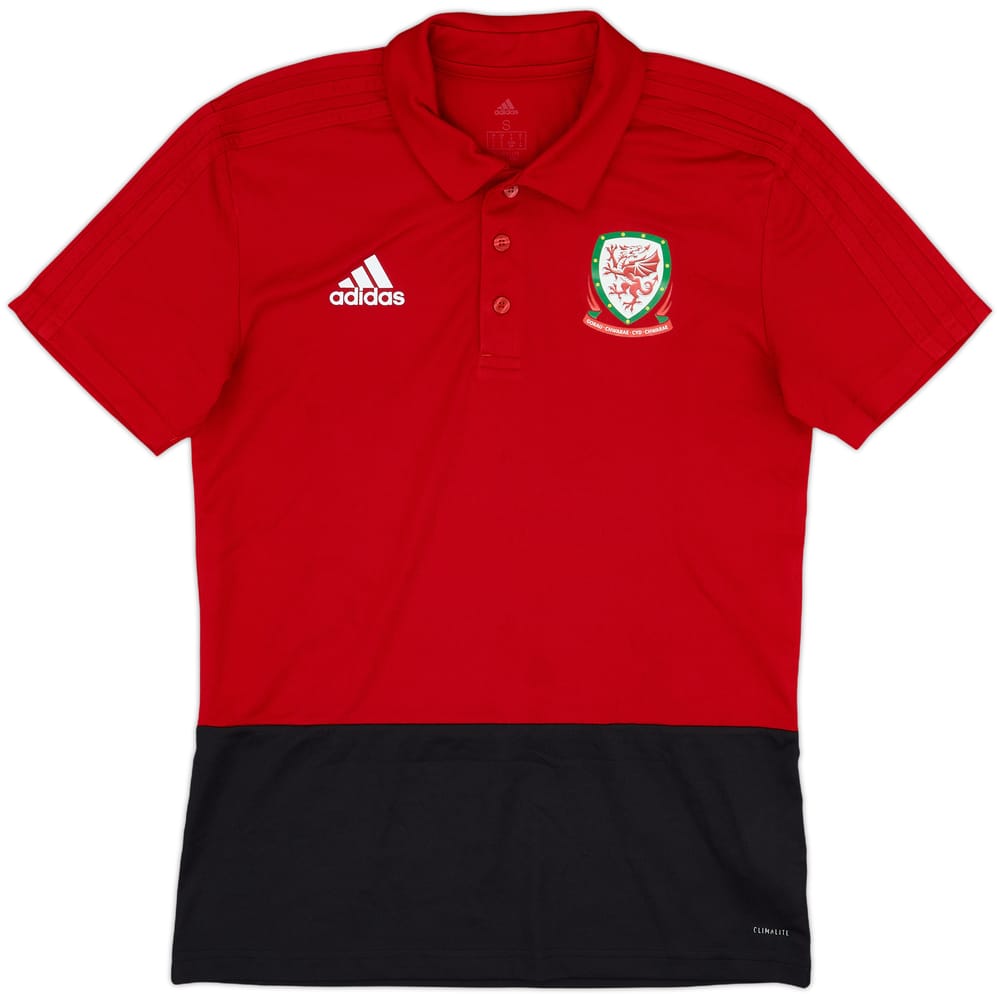 2018-19 Wales adidas Polo Shirt - 8/10 - (S)