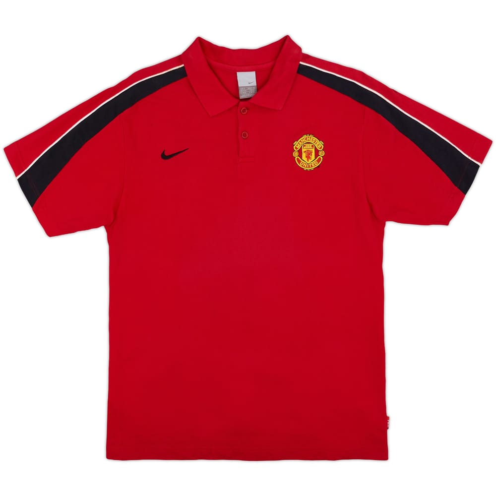 2004-05 Manchester United Nike Polo Shirt - 8/10 - (M)