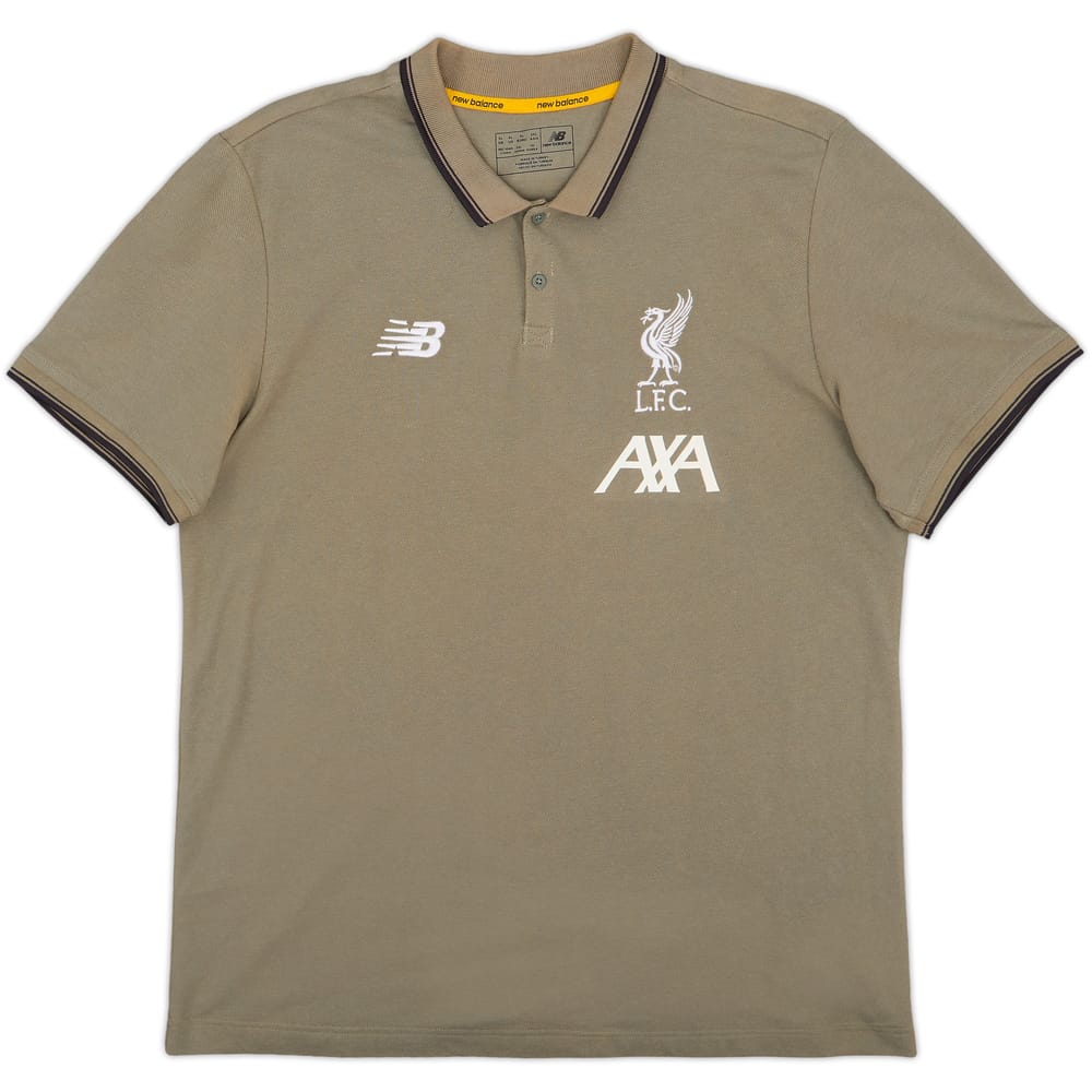 2019-20 Liverpool New Balance Polo Shirt - 9/10 - (XL)