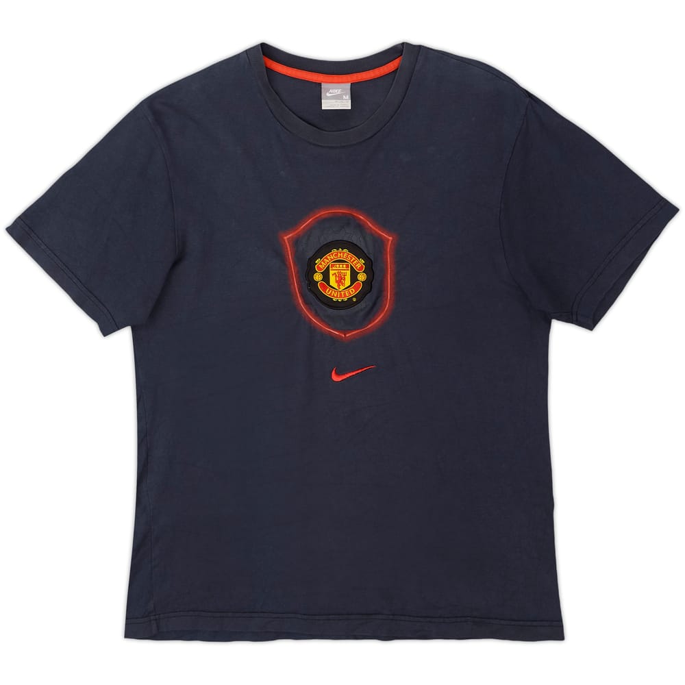 2007-08 Manchester United Nike Cotton Tee - 7/10 - (M)