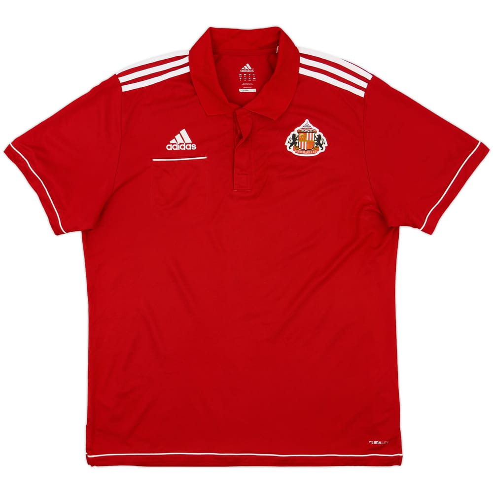 2014-15 Sunderland adidas Polo Shirt - 9/10 - (XXL)