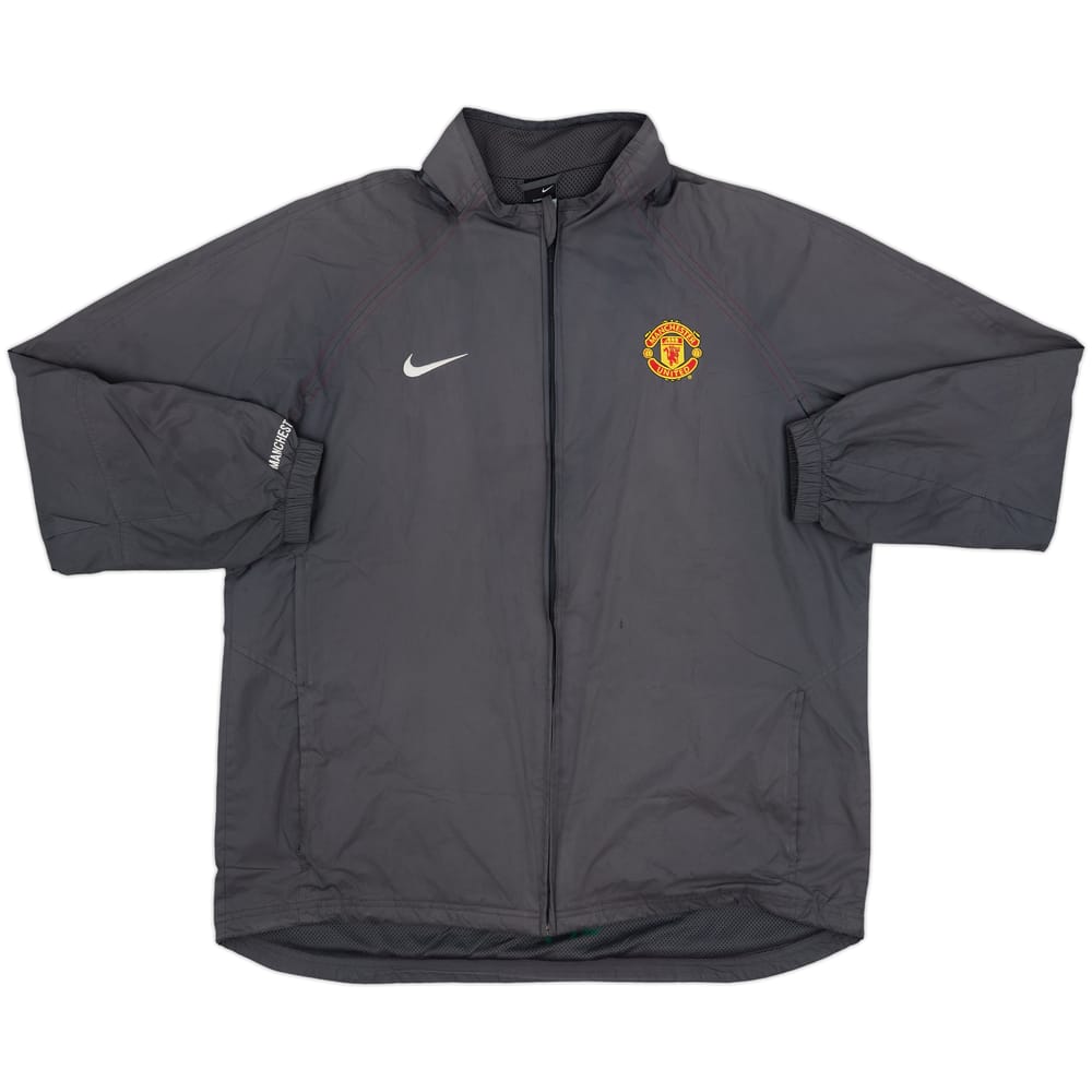 2004-05 Manchester United Nike Hooded Rain Jacket - 6/10 - (XL)