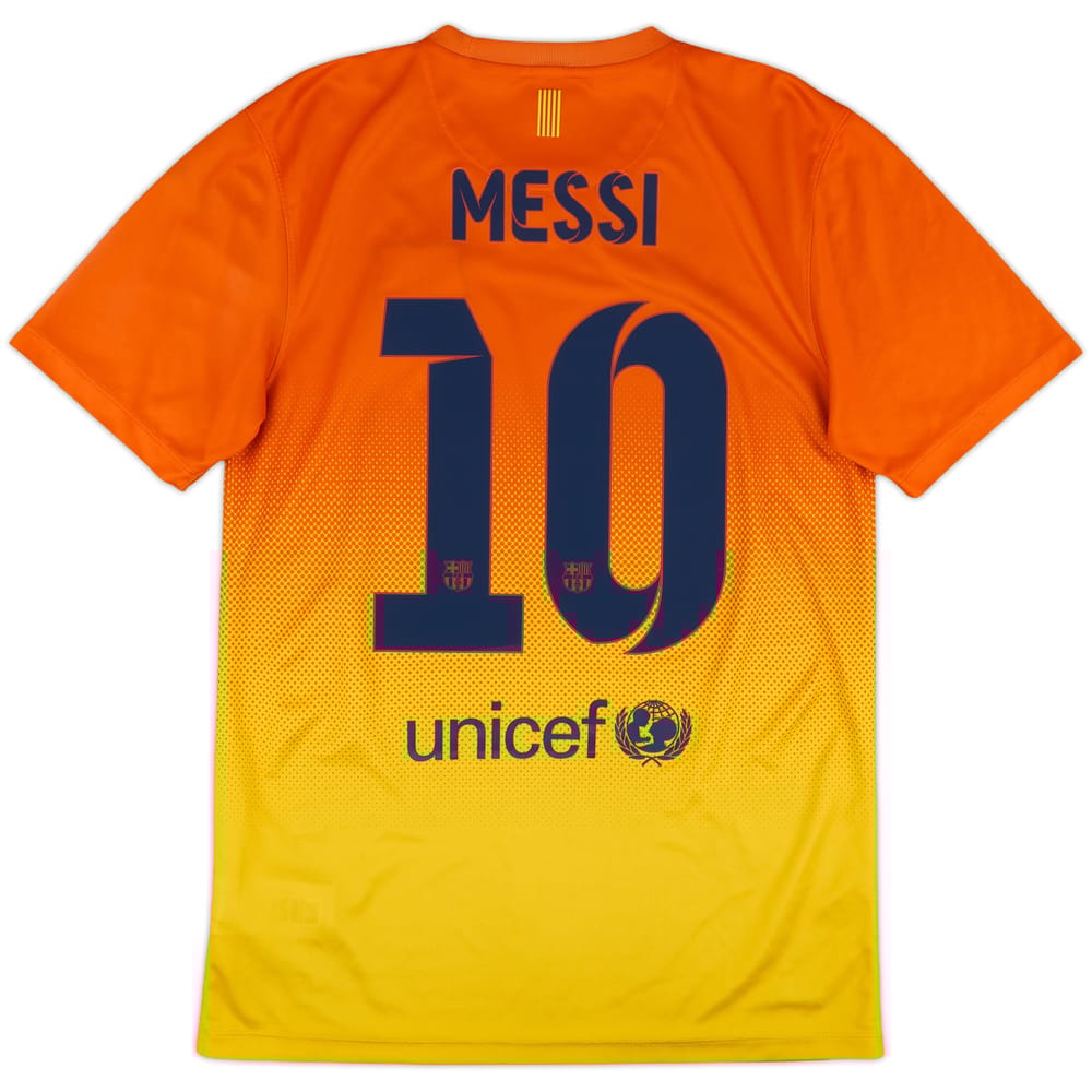 2012-13 Barcelona Basic Away Shirt Messi #10 - 6/10 - (S)