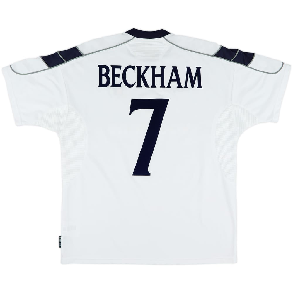 2000-01 Manchester United Away Shirt Beckham #7 - 8/10 - (XL)