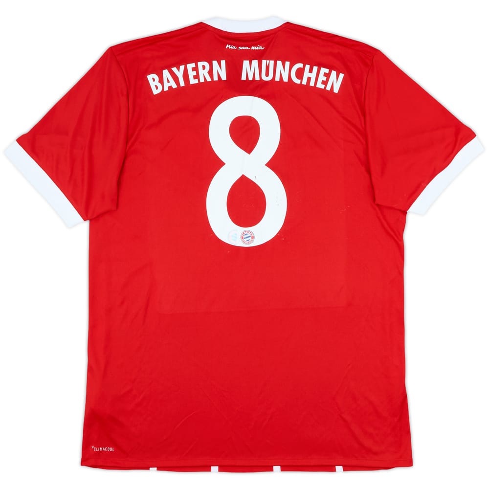 2017-18 Bayern Munich Home Shirt #8 - 7/10 - (L)