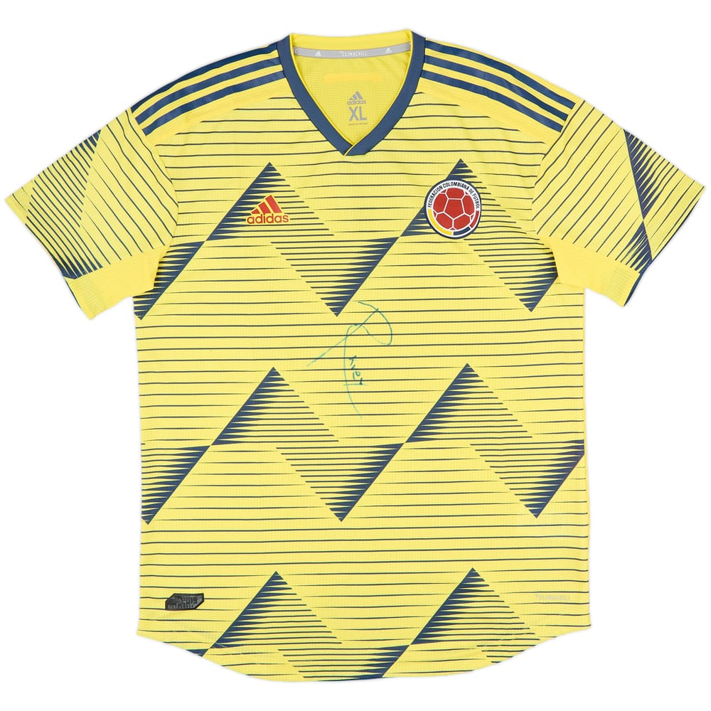 2019-20 Colombia Signed Authentic Home Shirt - 8/10 - (XL)
