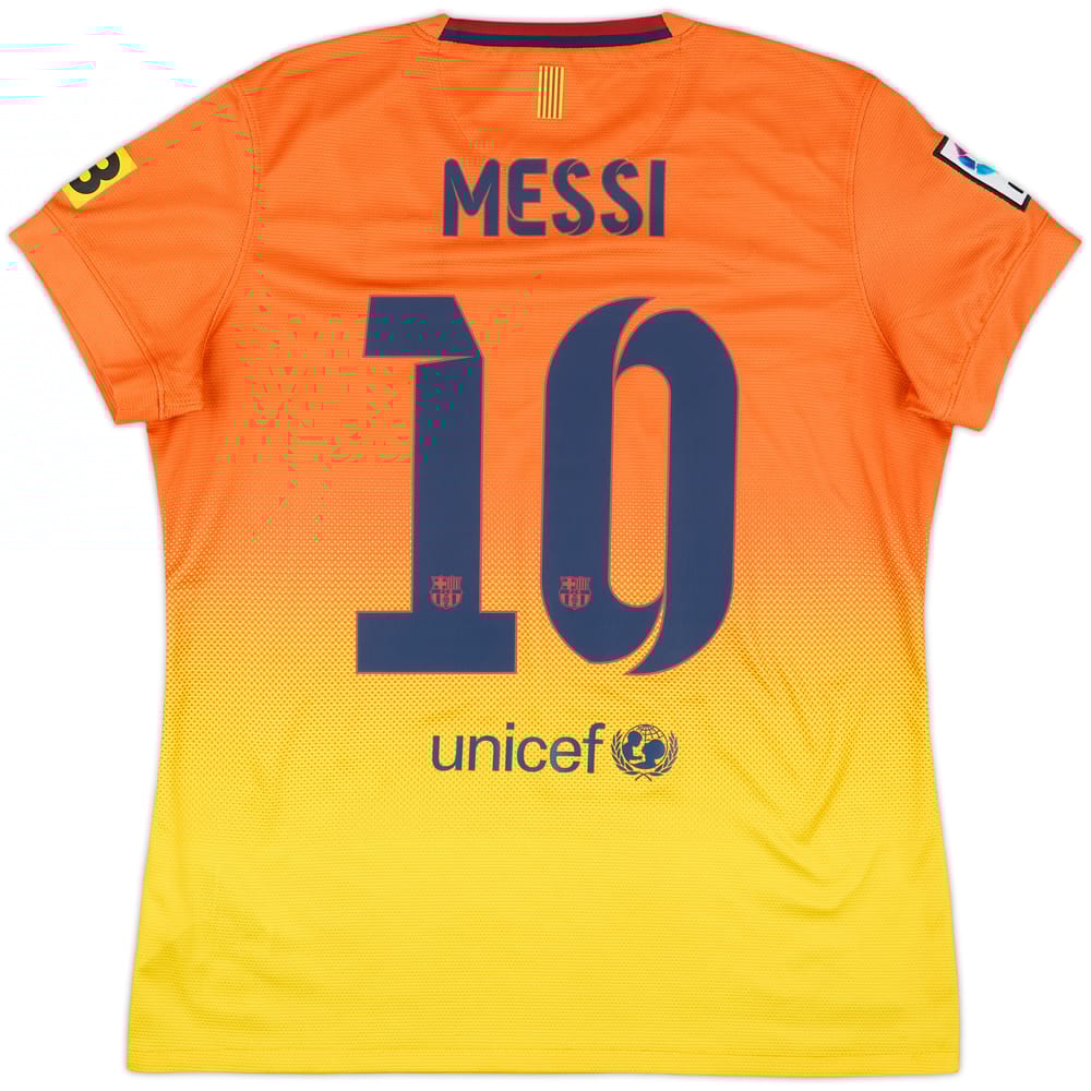 2012-13 Barcelona Away Shirt Messi #10 - 8/10 - (Women's L)