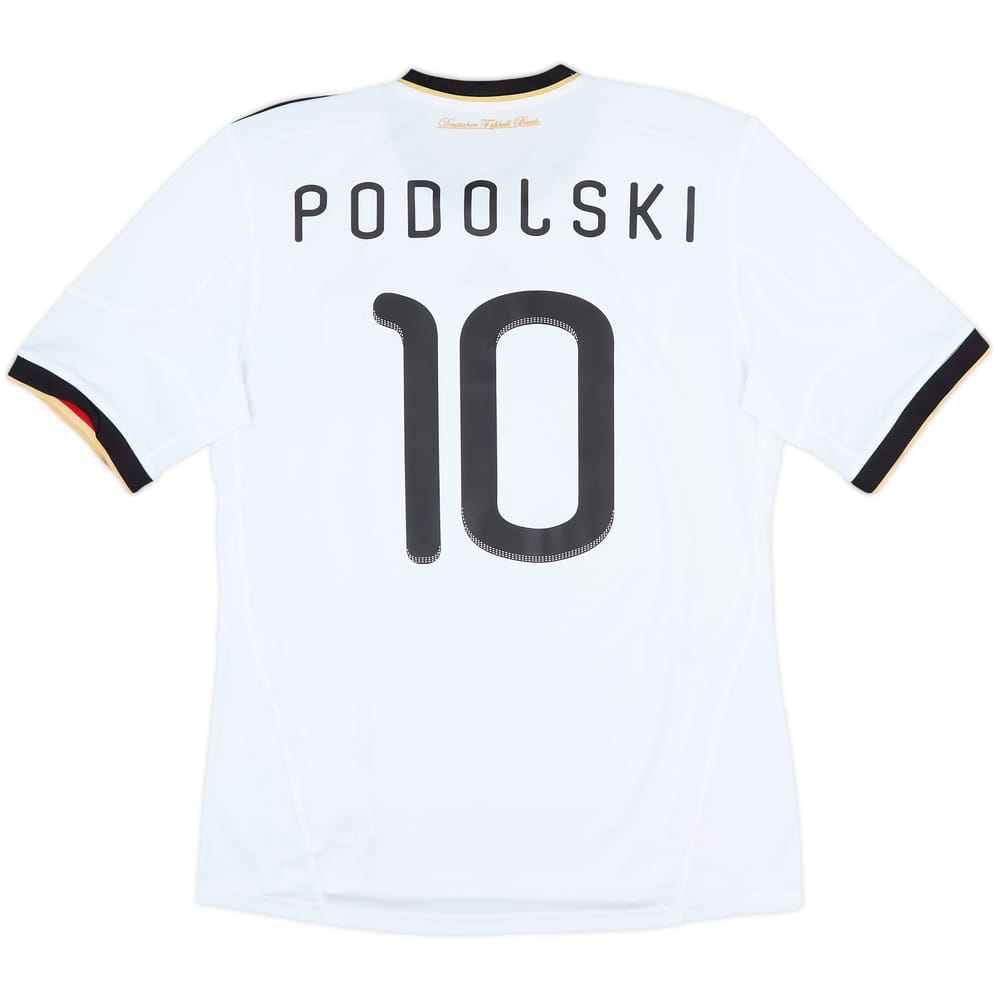 2010-11 Germany Home Shirt Podolski #10