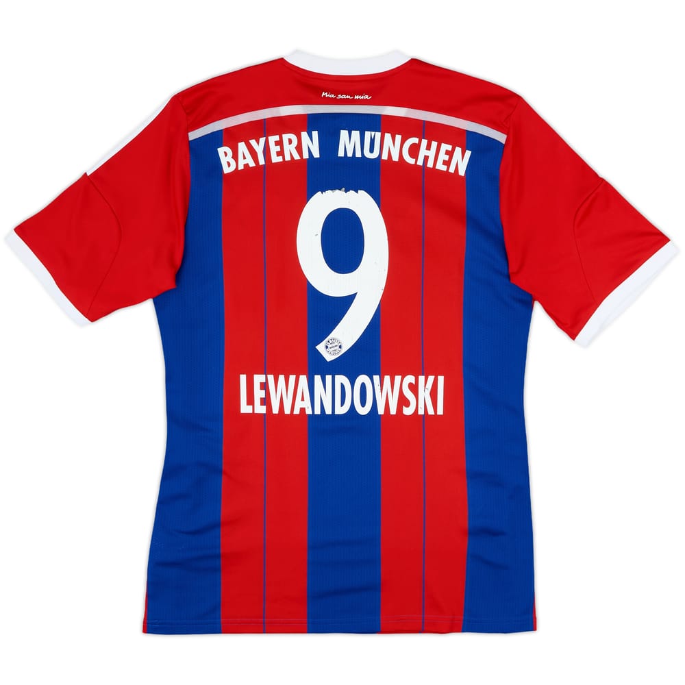 2014-15 Bayern Munich Home Shirt Lewandowski #9 - 5/10 - (L)