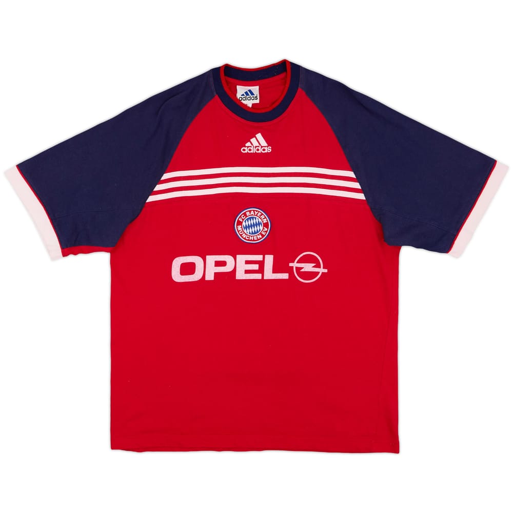 1999-00 Bayern Munich Player Issue adidas Cotton Tee - 7/10 - (L)