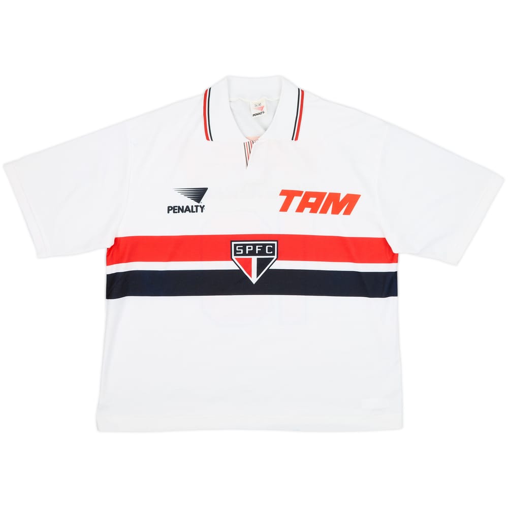 1992 Sao Paulo Home Shirt #10 - 9/10 - (XL)