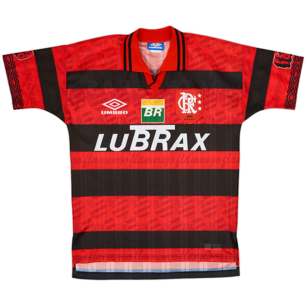 1995-96 Flamengo Centenary Home Shirt - 9/10 - (M)