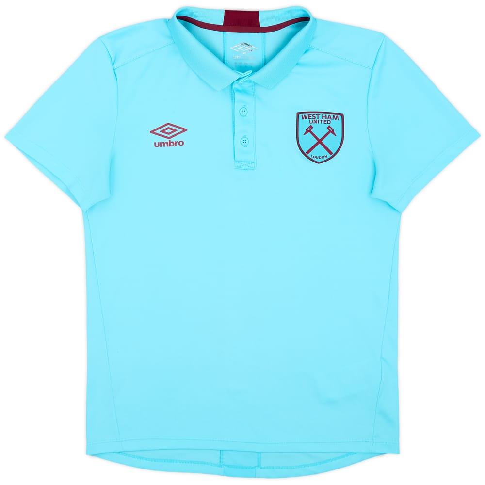 2018-19 West Ham Umbro Polo Shirt - 8/10 - (S)