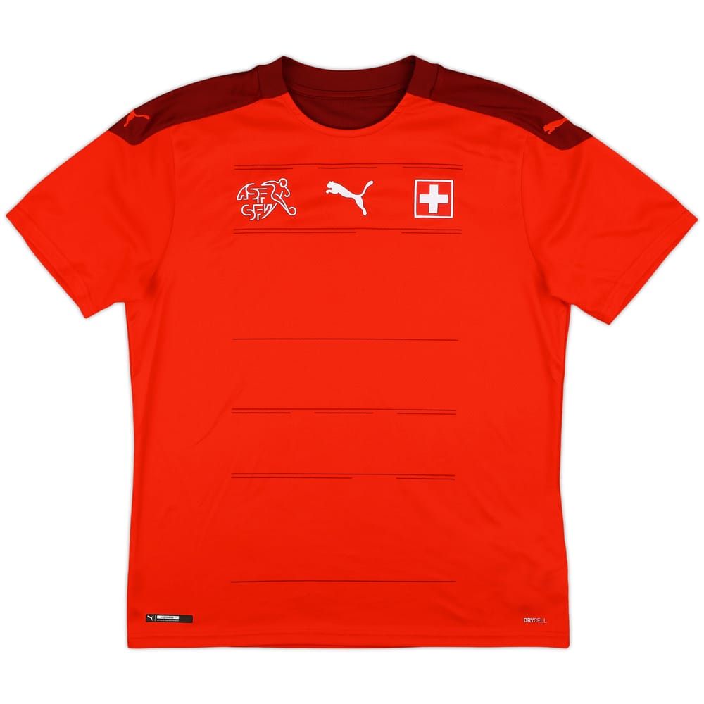 2020-21 Switzerland Home Shirt - 10/10 - (L)