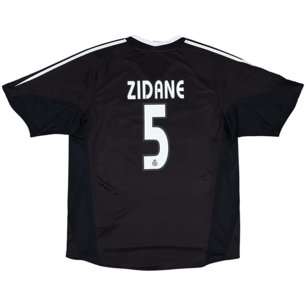2004-05 Real Madrid Away Shirt Zidane #5 - 9/10 - (L)