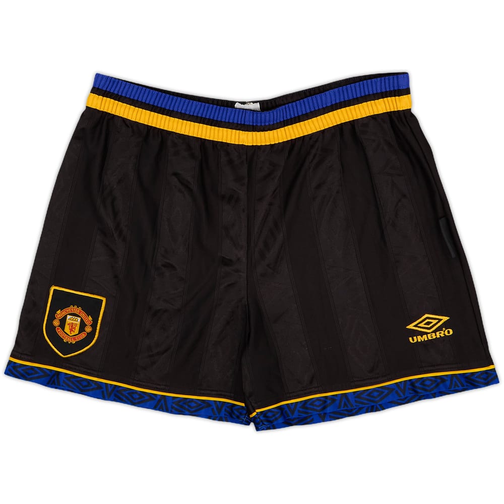 1993-95 Manchester United Away Shorts - 8/10 - (M)