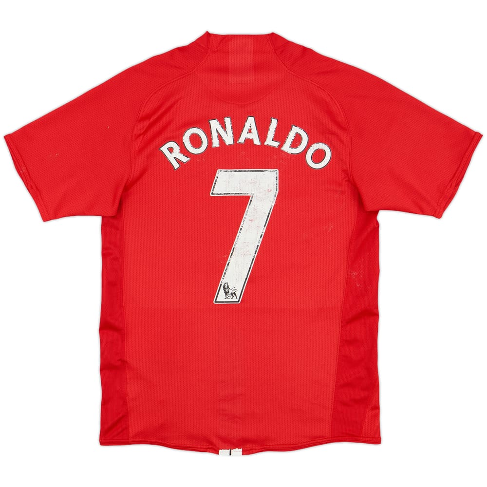 2007-09 Manchester United Home Shirt Ronaldo #7 - 4/10 - (S)