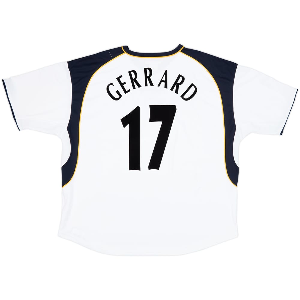 2001-03 Liverpool Away Shirt Gerrard #17 - 8/10 - (3XL)