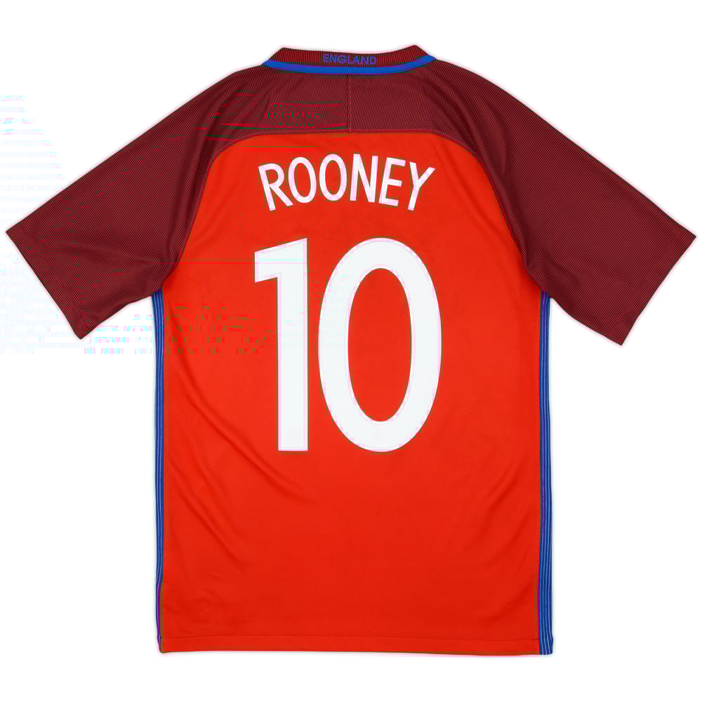 2016-17 England Away Shirt Rooney #10 - 8/10 - (S)