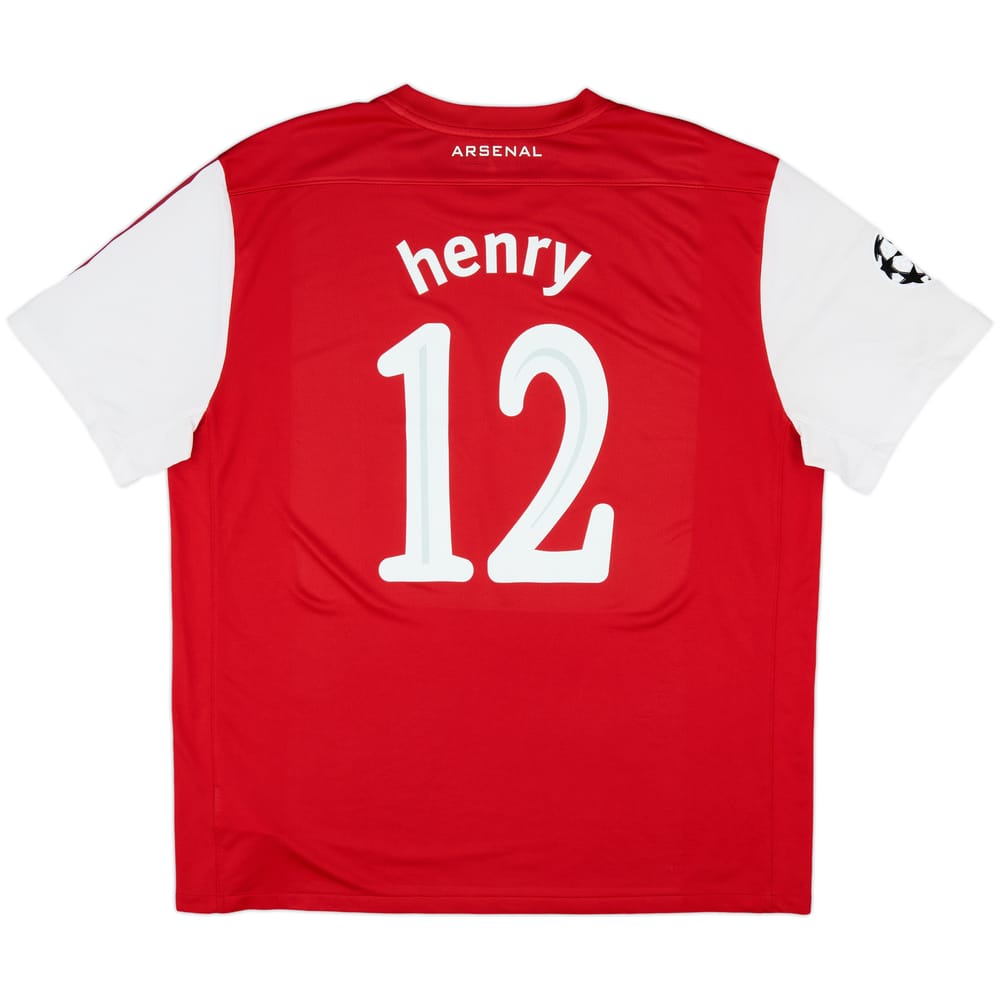 2011-12 Arsenal Home Shirt Henry #12 - 5/10 - (XXL)