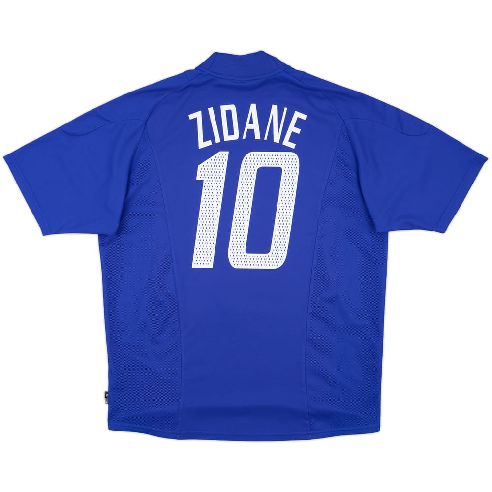 2002-04 France Home Shirt Zidane #10 - 8/10 - (XL)