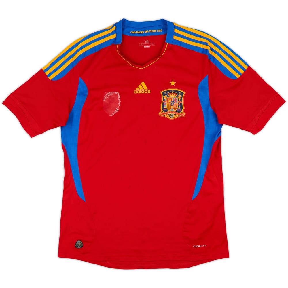 2010-11 Spain Home Shirt - 4/10 - (L)