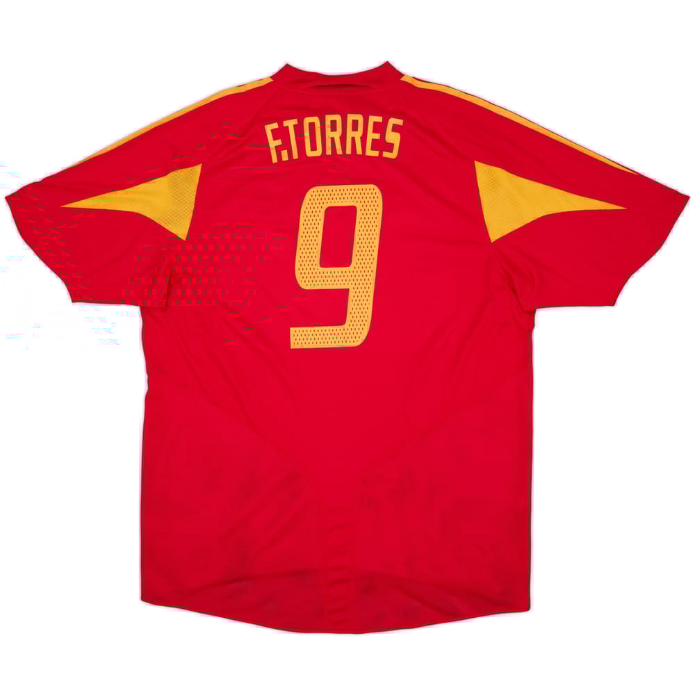 2004-06 Spain Home Shirt F.Torres #9 (XL)