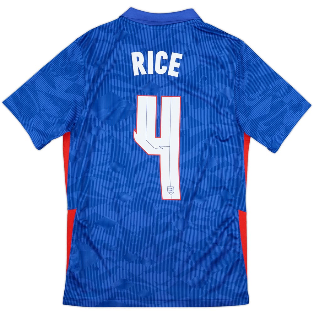2020-21 England Away Shirt Rice #4 - 10/10 - (S)