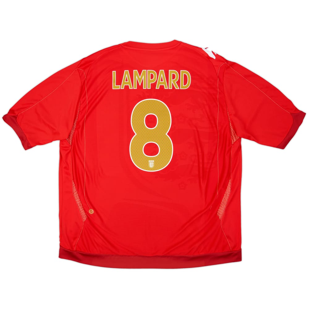 2006-08 England Away Shirt Lampard #8 - 8/10 - (3XL)
