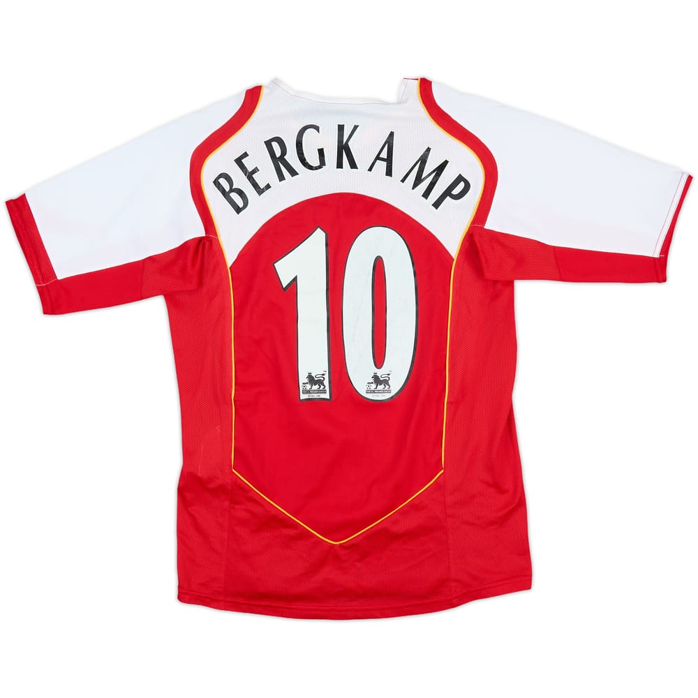 2004-05 Arsenal Home Shirt Bergkamp #10 - 6/10 - (S)