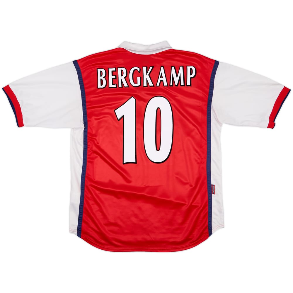 1998-99 Arsenal Home Shirt Bergkamp #10 - 7/10 - (L)