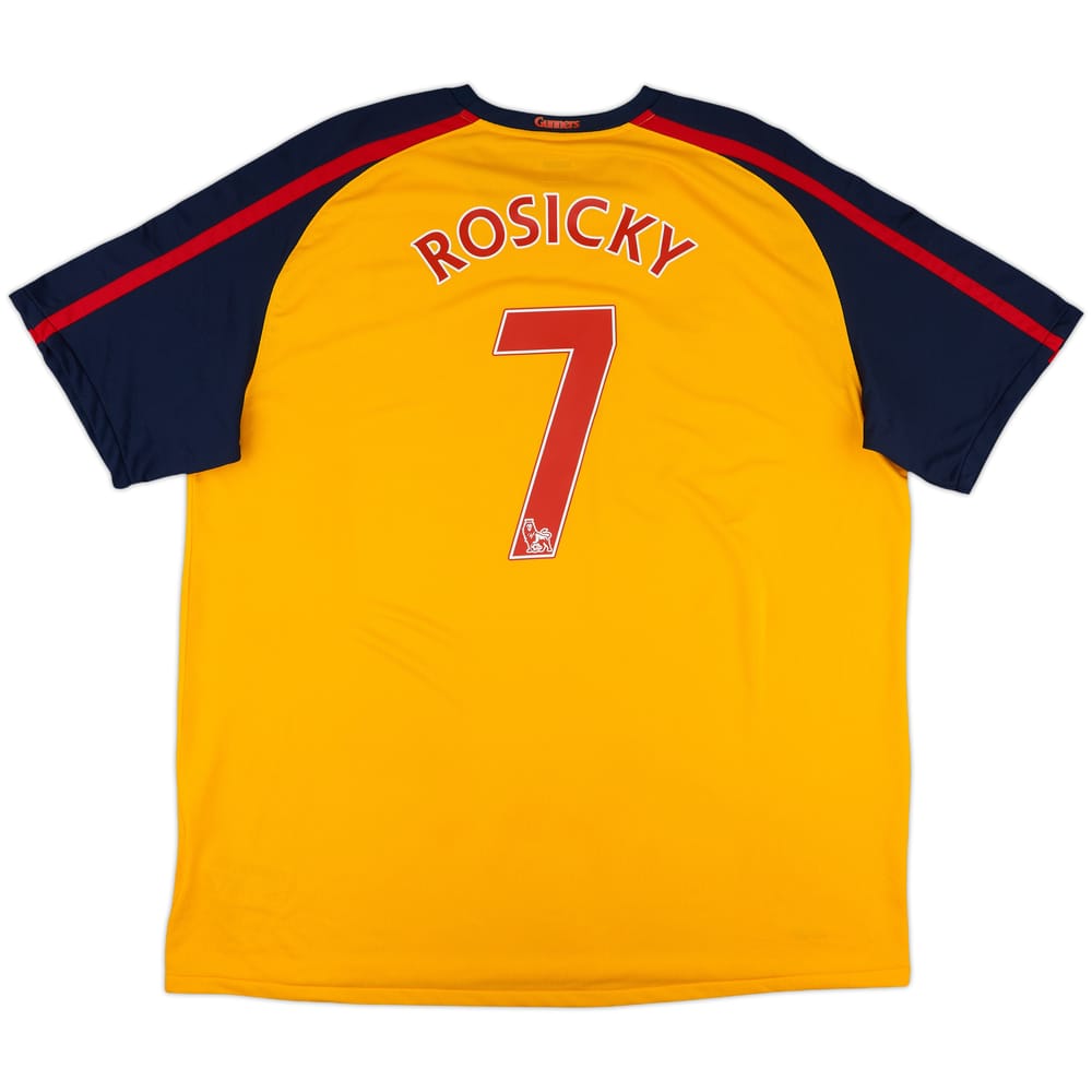 2008-09 Arsenal Away Shirt Rosicky #7 - 9/10 - (XXL)