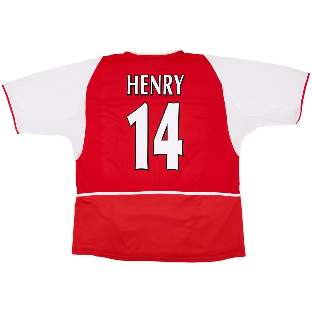 2002-04 Arsenal Home Shirt Henry #14 - 8/10 - (XXL)