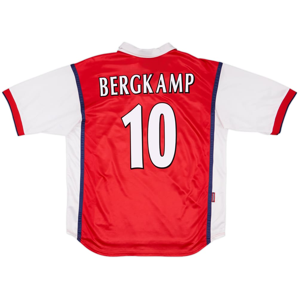 1998-99 Arsenal Home Shirt Bergkamp #10 - 8/10 - (XL)