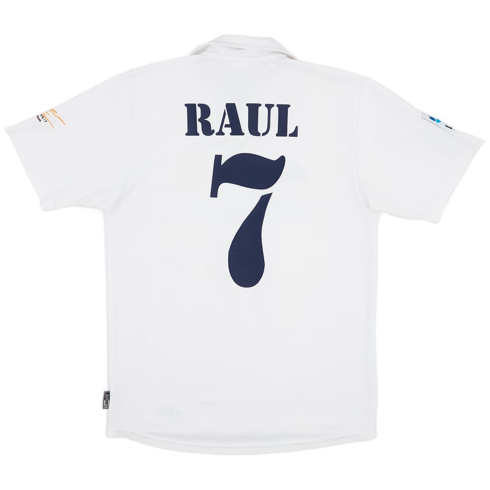 2002-03 Real Madrid Centenary Home Shirt Raul #7 - 6/10 - (S)