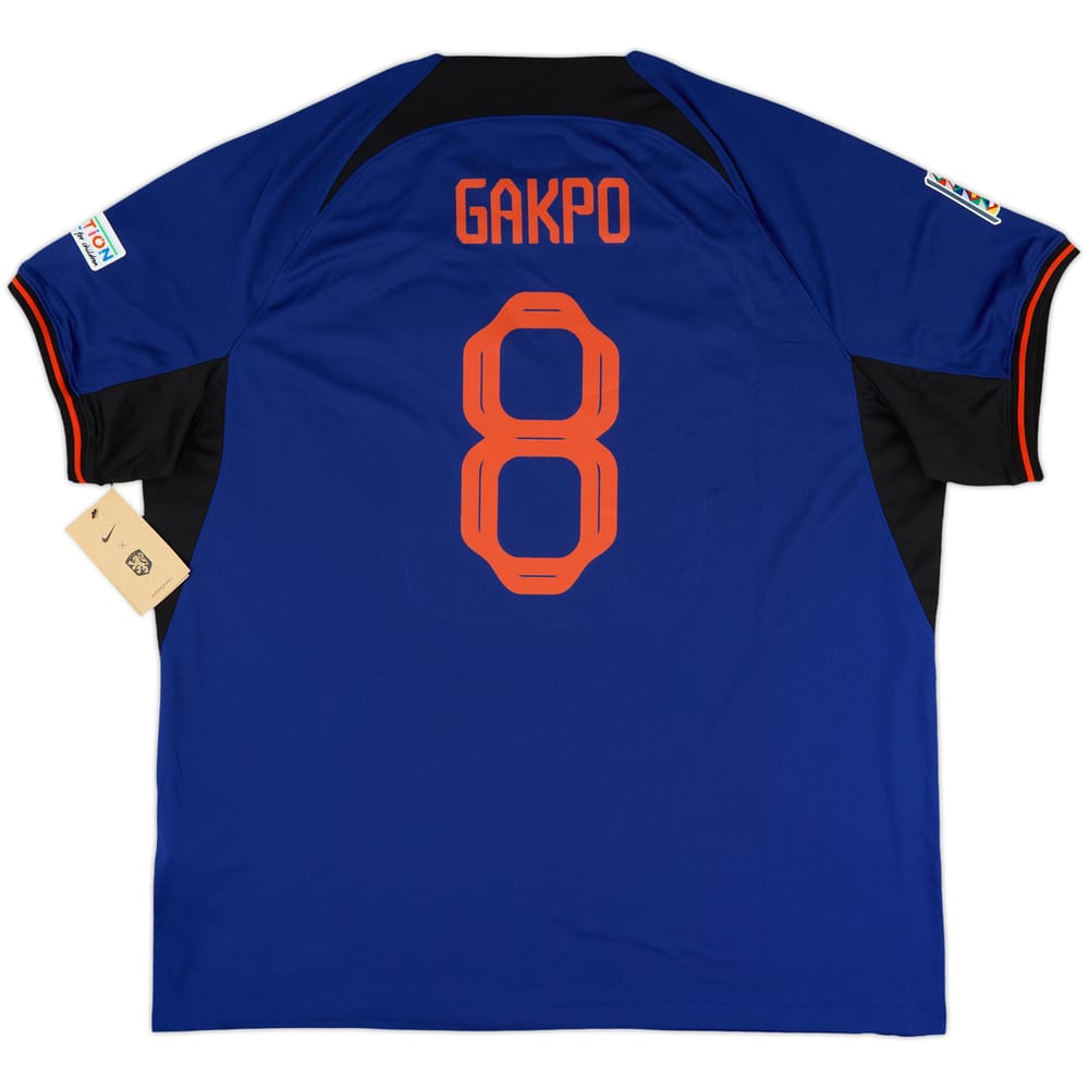 2022-23 Netherlands Away Shirt Gakpo #8 (XXL)