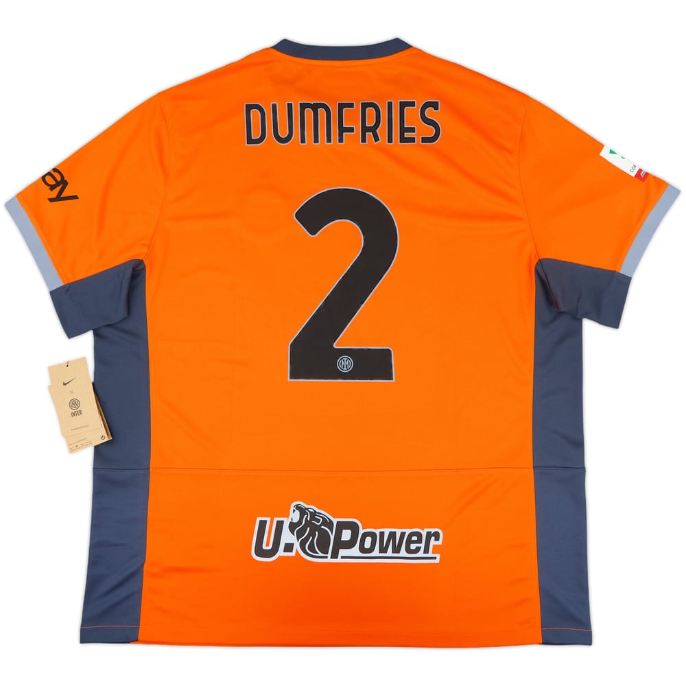 2023-24 Inter Milan Third Shirt Dumfries #2 (XXL)