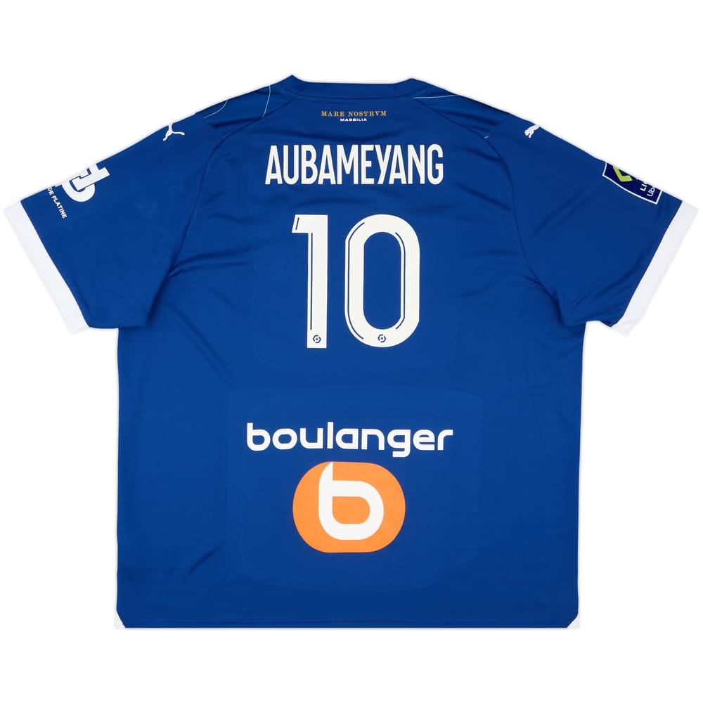 2023-24 Olympique Marseille Away Shirt Aubameyang #10 - 8/10 - (3XL)