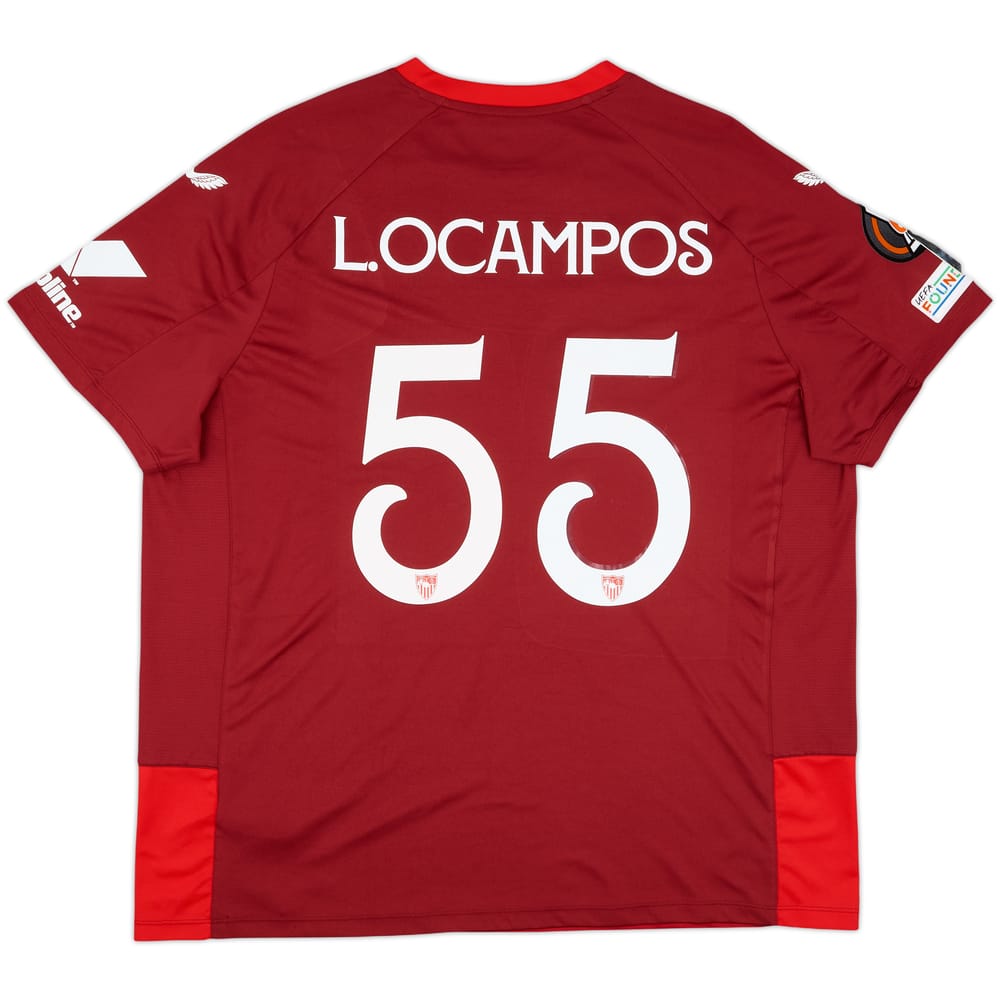 2022-23 Sevilla Away Shirt L. Ocampos #55 - 6/10 - (3XL)