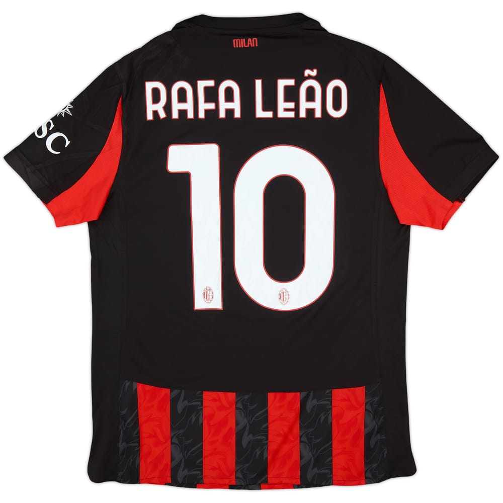 2025-26 AC Milan Authentic Sample Home Shirt Rafa Leao #10 (S)