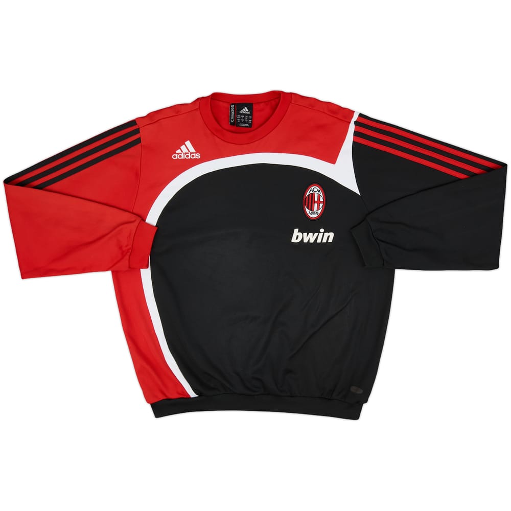 2007-08 AC Milan adidas Drill Top - 7/10 - (M)