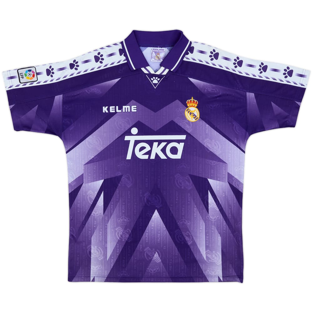 1996-97 Real Madrid Away Shirt - 8/10 - (XL)