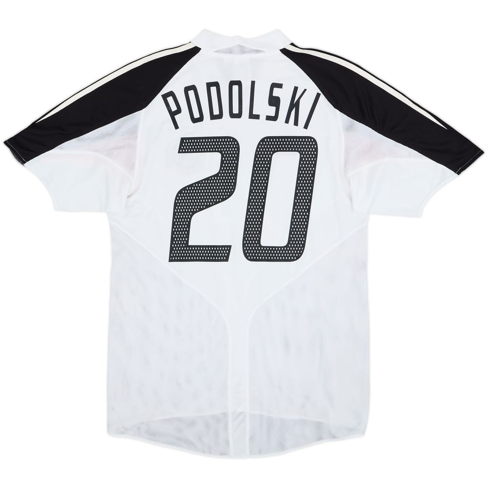 2004-05 Germany Home Shirt Podolski #20 - 8/10 - (L)