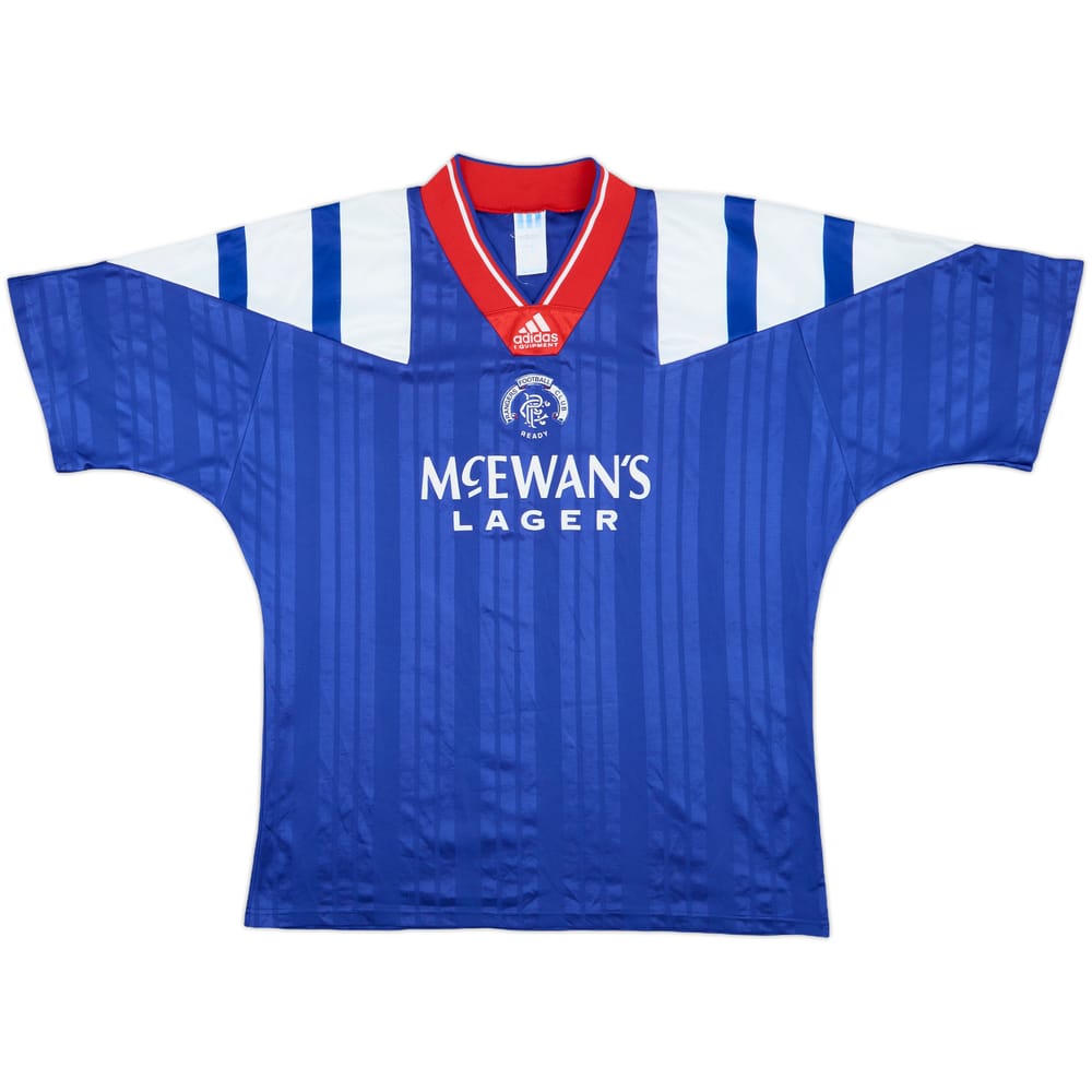 1992-94 Rangers Home Shirt - 7/10 - (XL)