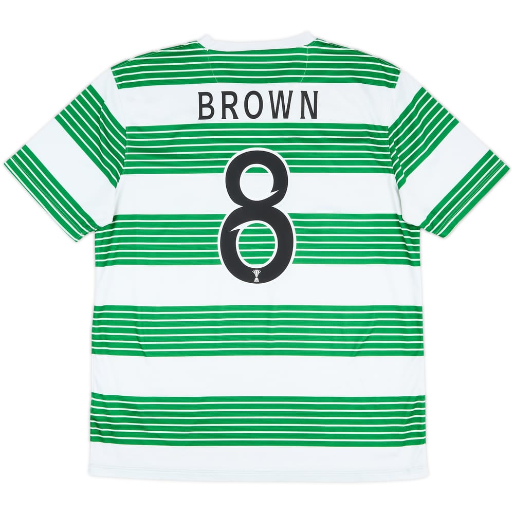 Camiseta de local '125th Anniversary' marrón del Celtic 2012-13 #8 - 6/10 - (L)