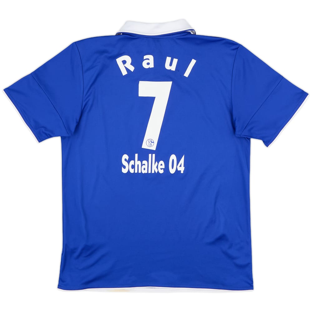 2010-12 Schalke Home Shirt Raul #7 - 6/10 - (L.Boys)