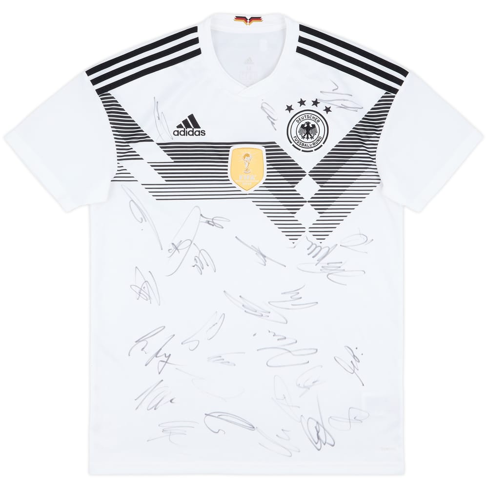 2018-19 Germany Squad Signed Home Shirt - 8/10 - (M)