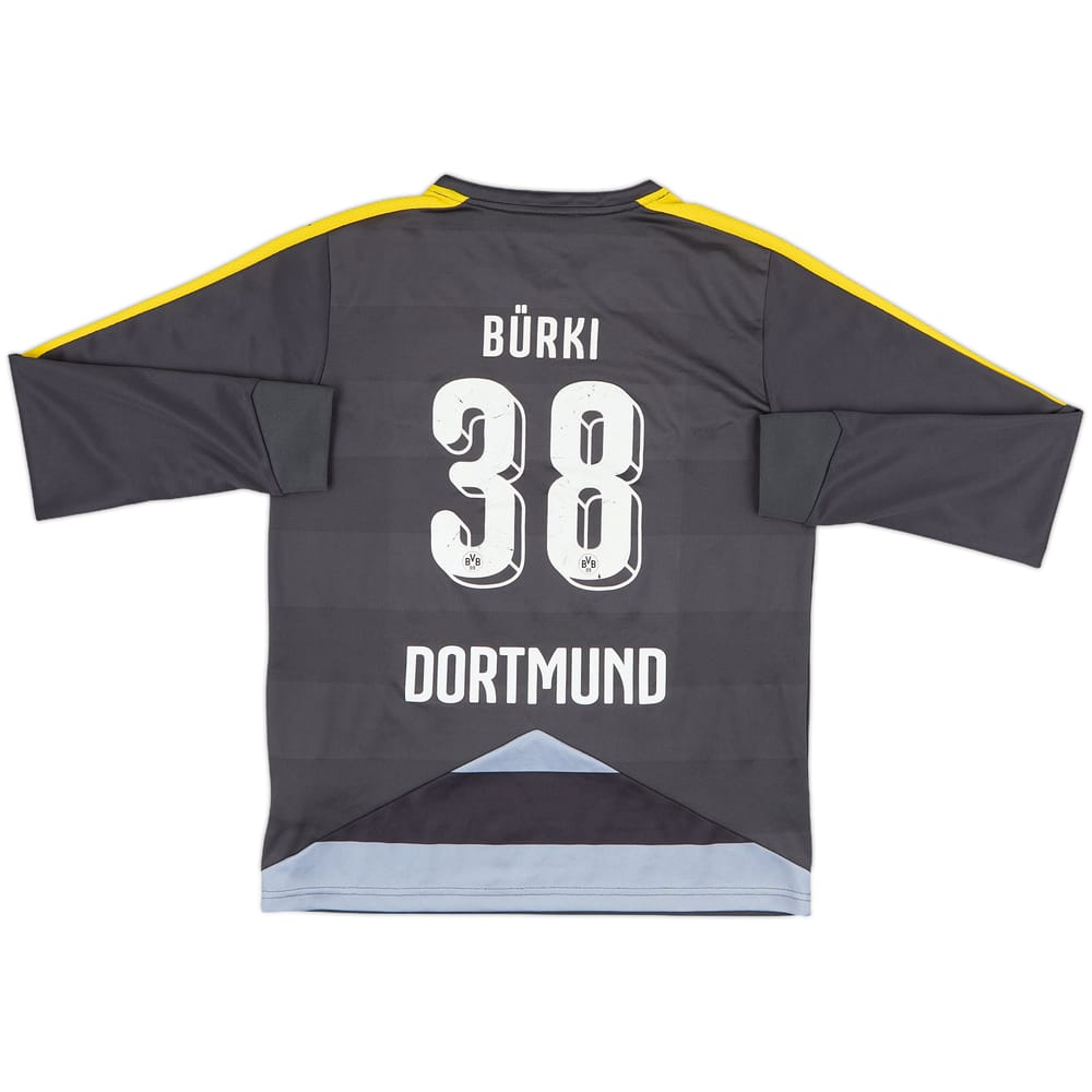2015-16 Borussia Dortmund GK Shirt Burki #38 - 6/10 - (XL.Boys)
